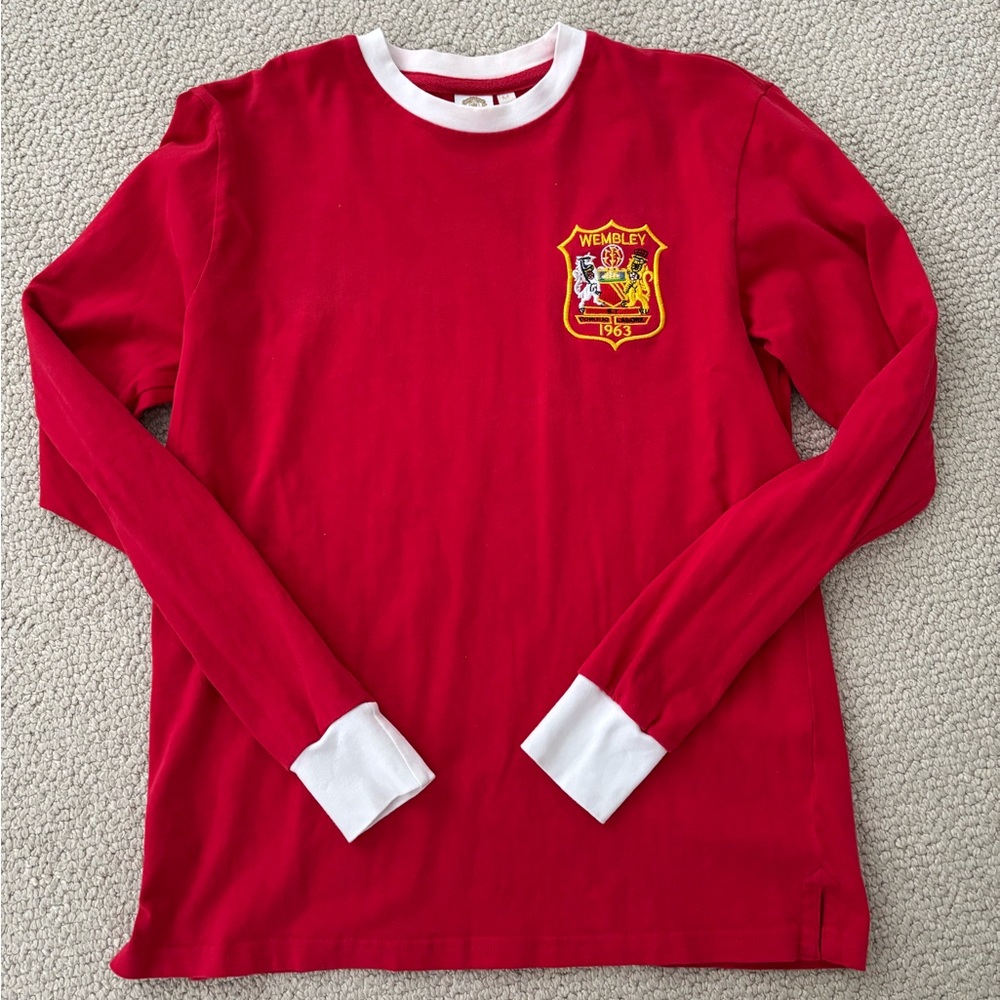 Wembley Red Long Sleeve Manchester United